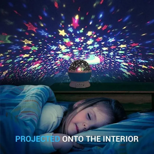 Led Rotating Night Light | Star Master Children Projector