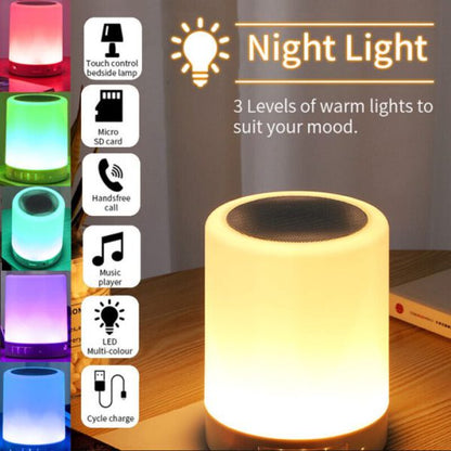 Portable Touch Lamp Bluetooth Speaker