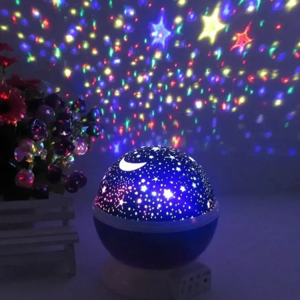 Led Rotating Night Light | Star Master Children Projector